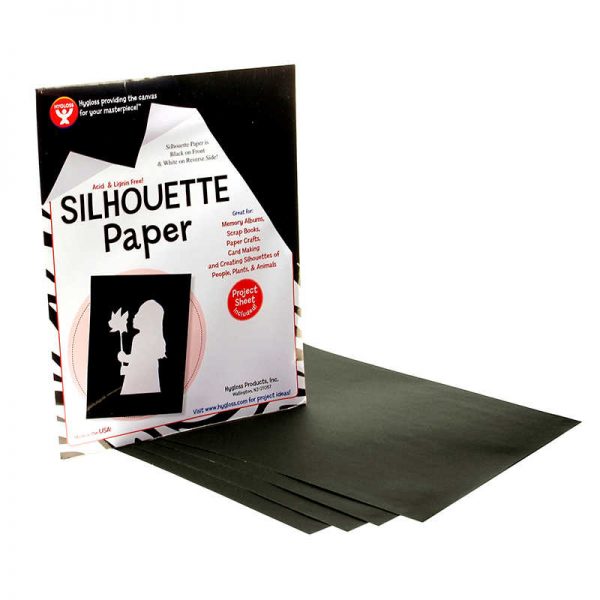 Hygloss® Silhouette Paper, 8-1/2" x 11", 25 Sheets