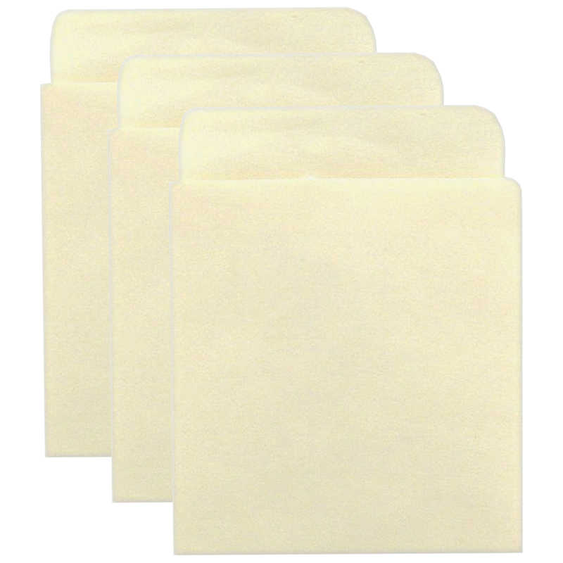 Hygloss® Bright Sticky Back Library Pockets, Manila, 40 Per Pack, 3 Packs