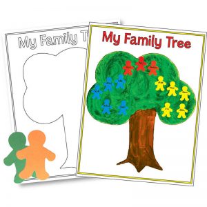 Hygloss® Family Tree Posters, Pack of 24