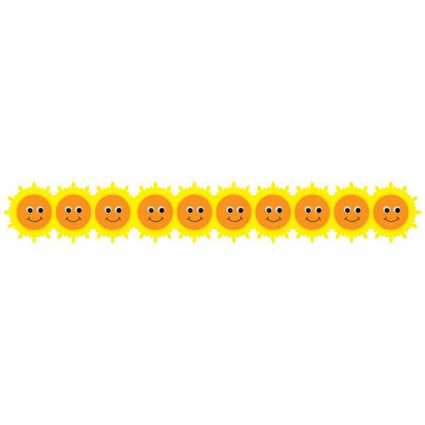 Hygloss® Happy Suns Die Cut Border, 36 Feet Per Pack, 6 Packs