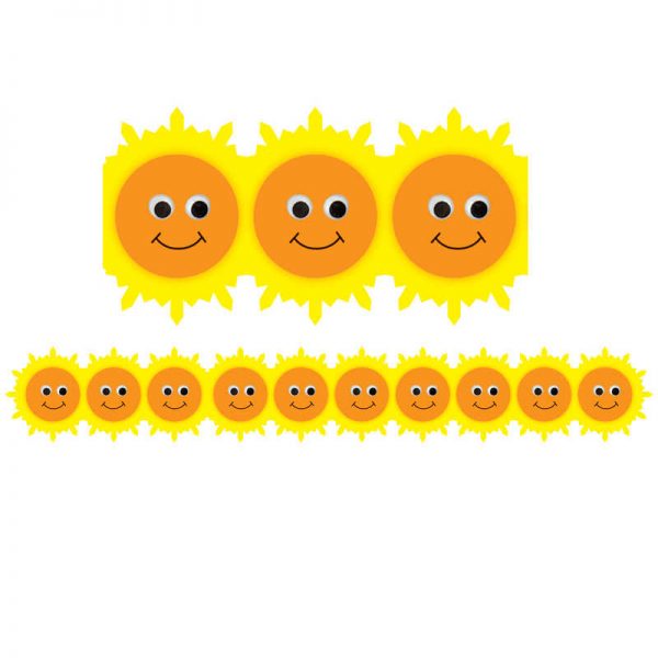 Hygloss® Happy Sun Die Cut Border