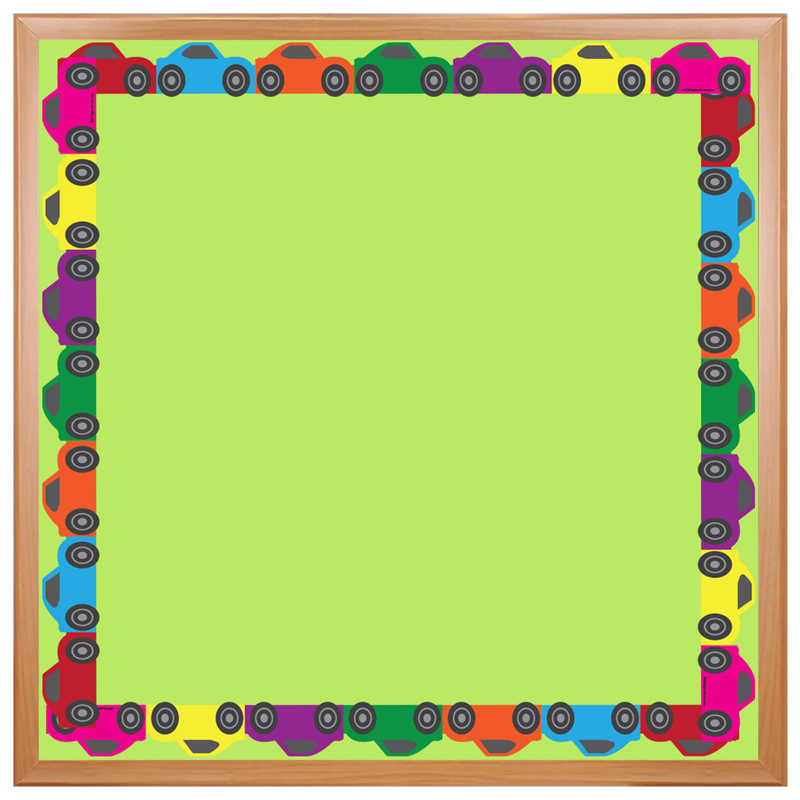 Hygloss® Race Car Die-Cut Border, 12 Strips/36 Feet Per Pack, 6 Packs