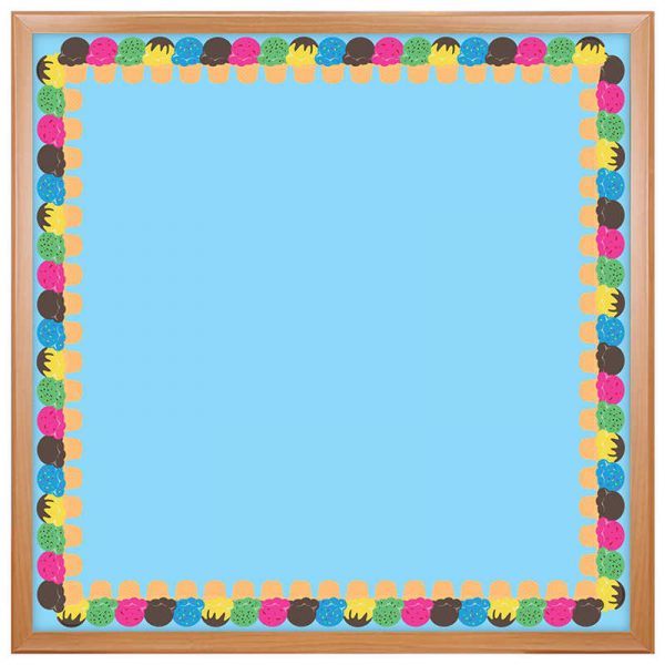Hygloss® Ice Cream Cone Die-Cut Border, 12 Strips/36 Feet