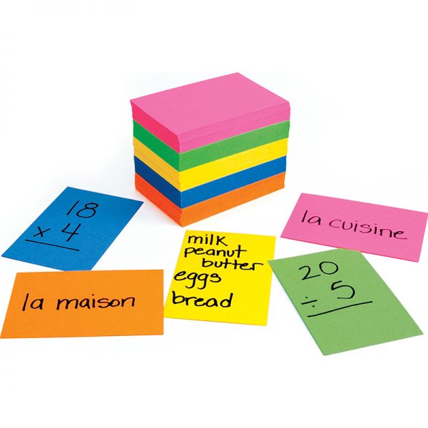 Hygloss® Bright Flash Cards 2X3