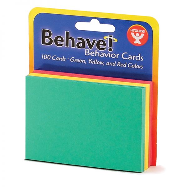 Hygloss® Behavior Cards 2X3