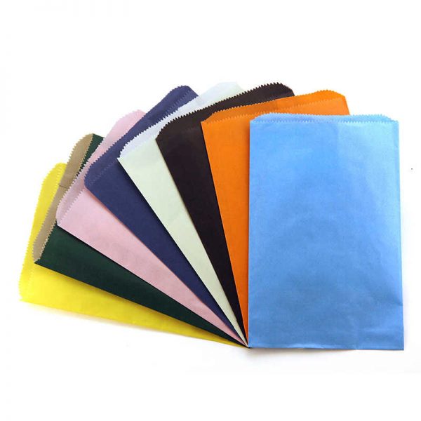 Hygloss® Pinch Bottom Bags, Assorted Colors, 6" x 9", Pack of 28