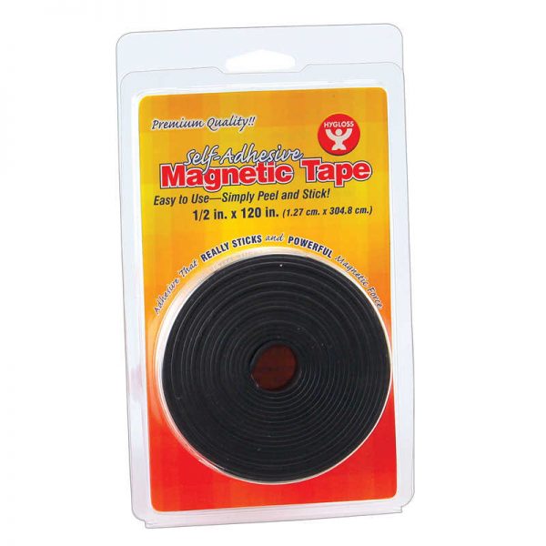 Hygloss® Magnetic Strips, .5" x 120"