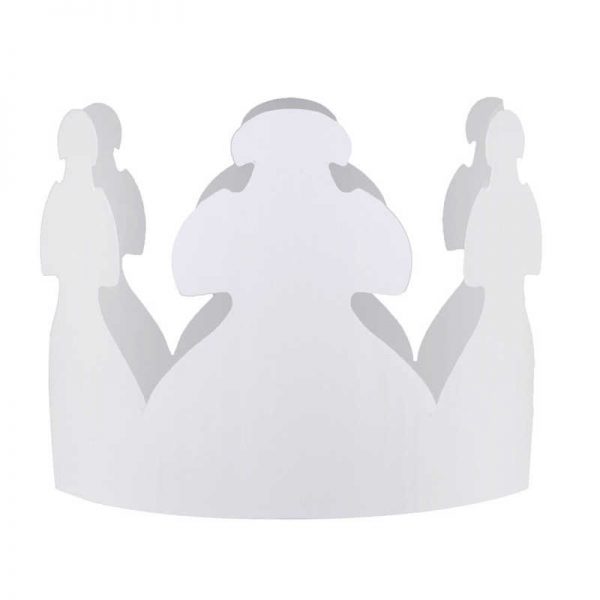 Hygloss® White Crowns, Pack of 24