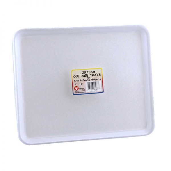 Hygloss® Foam Trays, 9" x 11", Pack of 25