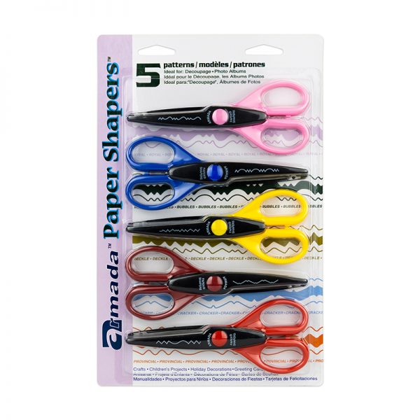 Hygloss Paper Shapers® Decorative Scissors 5-Pack, Set 2