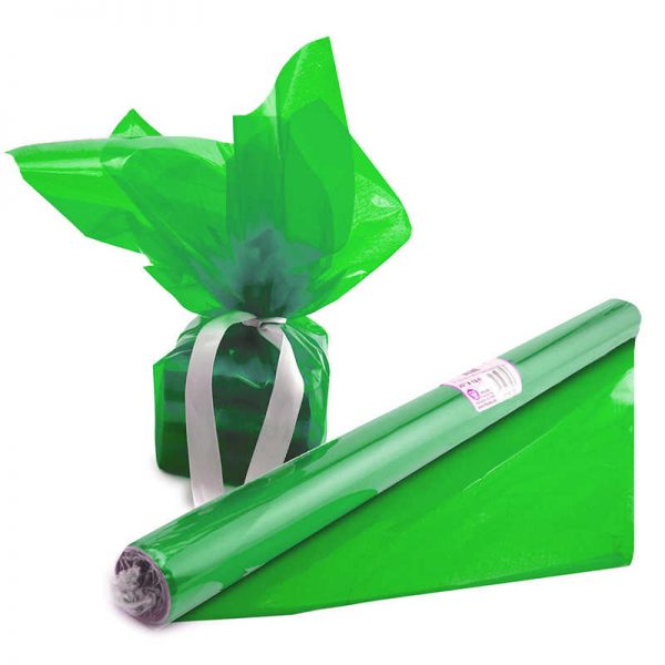 Hygloss® Cello-Wrap™ Roll, Green, 20" x 12.5'