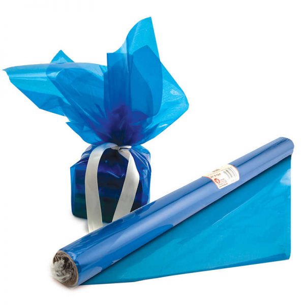 Hygloss® Cello-Wrap™ Roll, Blue, 20" x 12.5'