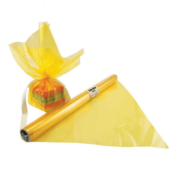 Hygloss® Cello-Wrap™ Roll, Yellow