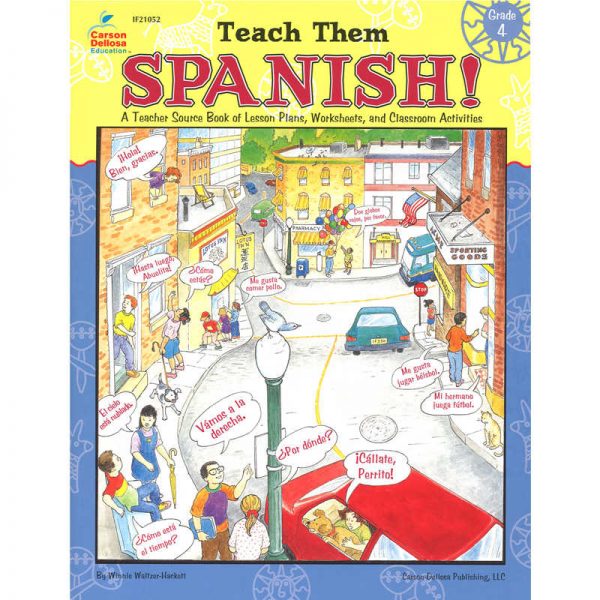 Carson Dellosa Education Teach Them Spanish, Grade 4