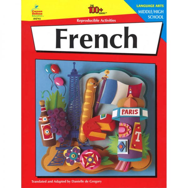 Carson Dellosa Education French Resource Book, Grade 6-12, Paperback