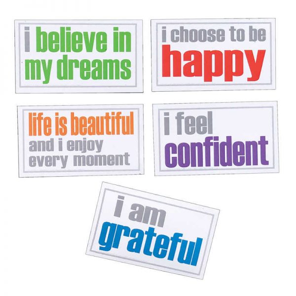 INSPIRED MINDS Confidence Magnets, Pack of 5