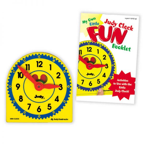 Carson Dellosa Education My Own Little Judy® Clock with Booklet Manipulative, Grade PK-1