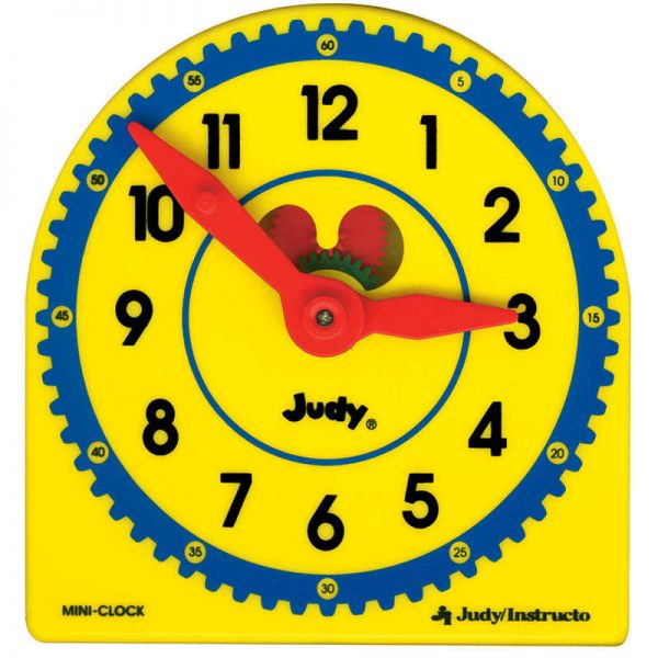 Carson Dellosa Education Judy® Plastic Clock, Grade K-3, Class Pack of 6