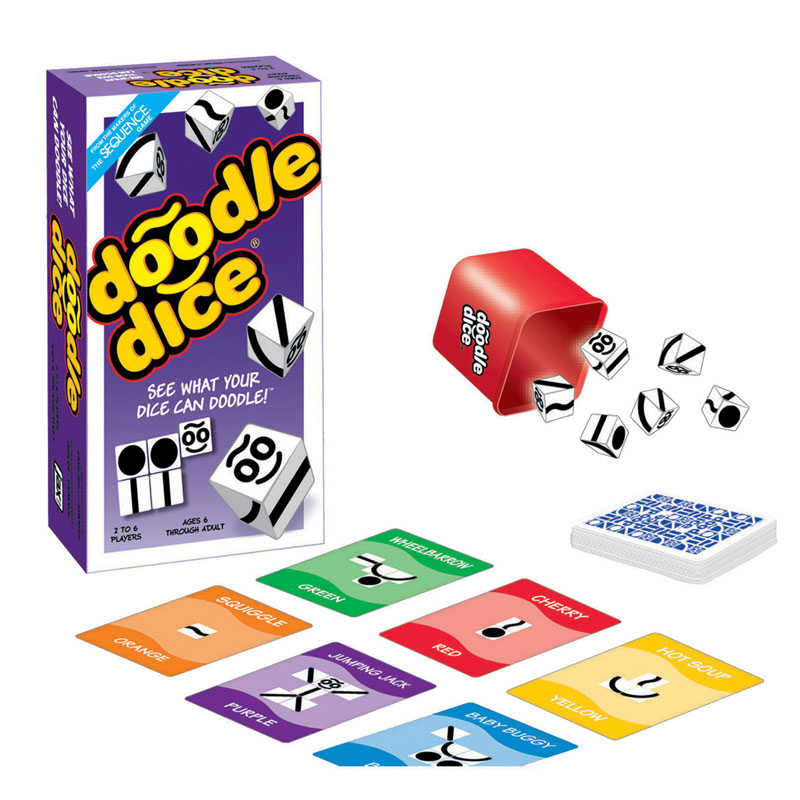 TeachersParadise - JAX Ltd. Doodle Dice® Game, Pack of 2 - JAX7030-2