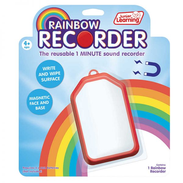 Junior Learning® Magnetic Rainbow Recorder