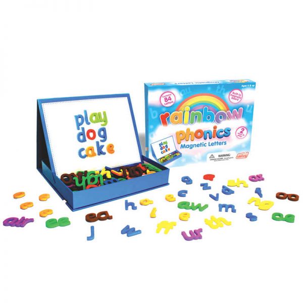 Junior Learning® Rainbow Phonics Magnetic Letters, 85 Pieces