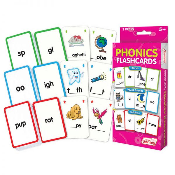 Junior Learning® Phonics Flashcards