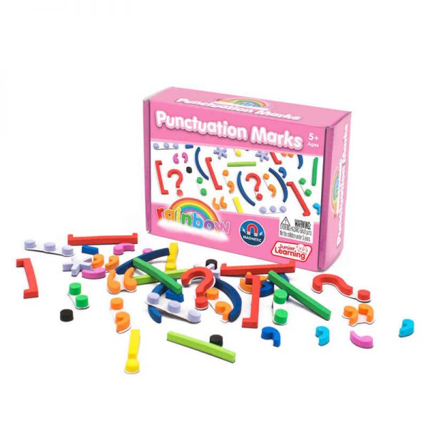 Junior Learning® Rainbow Punctuation Marks, 40 Pieces