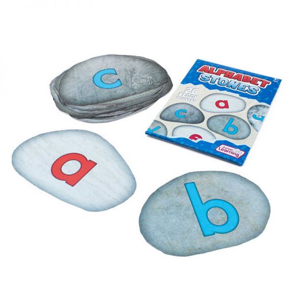 Junior Learning® Alphabet Stones Sensory Floor Stickers, Set of 26