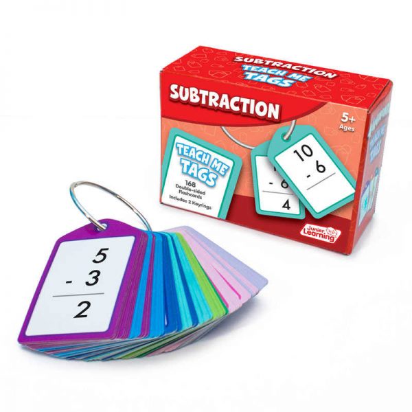 Junior Learning® Teach Me Tags, Subtraction