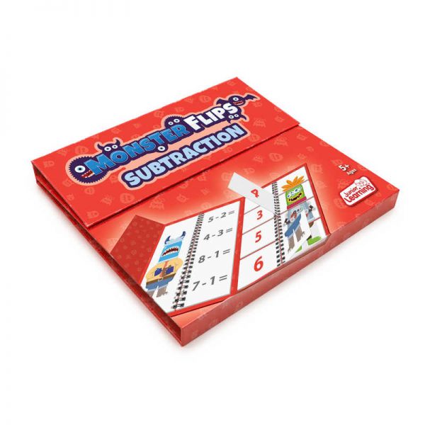 Junior Learning® Subtraction Monster Flips