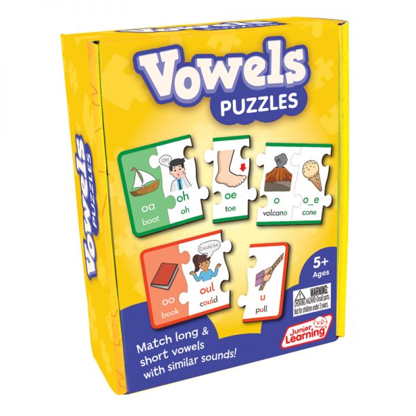 Junior Learning® Vowel Puzzles