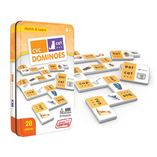 Junior Learning CVC Match & Learn Dominoes