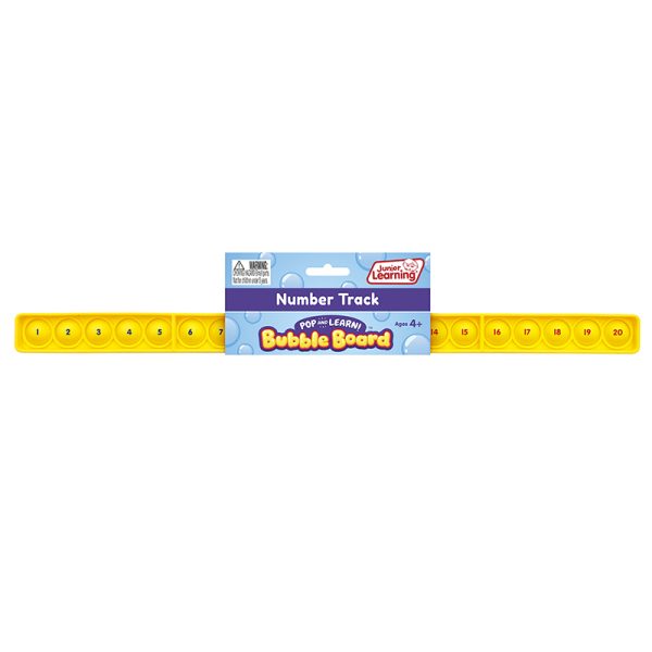 Junior Learning Number Track Pop and Learn™ Bubble Board