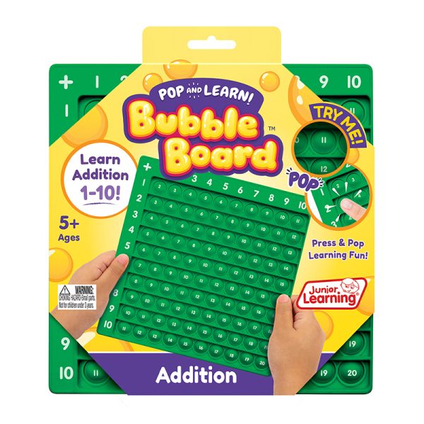 Junior Learning Addition Pop and Learn™ Bubble Board