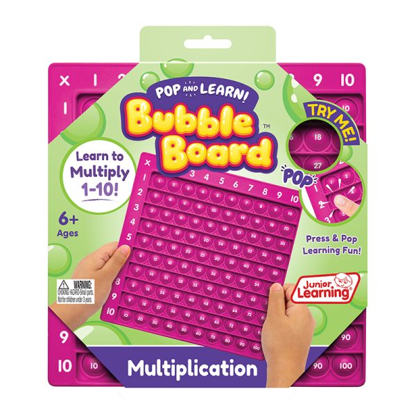 Junior Learning Multiplication Pop and Learn™ Bubble Board