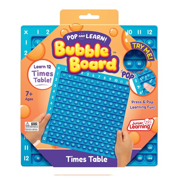 Junior Learning Times Table Pop and Learn™ Bubble Board