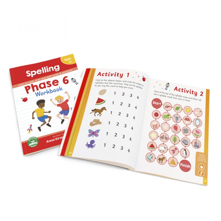 Junior Learning® Phase 6 Spelling Workbook