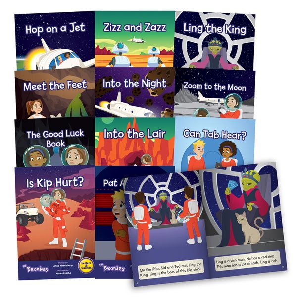 Junior Learning The Beanies, Phase 3, Set of 12