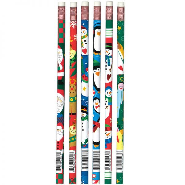 Moon Products Christmas Assortment Pencils, Dozen