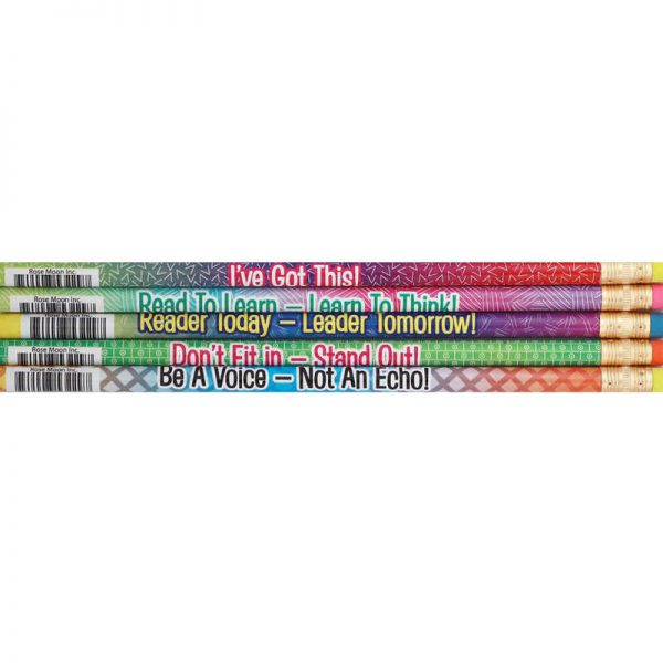 A Moon Products Motivate Me Pencils Assortment, Pack of 12