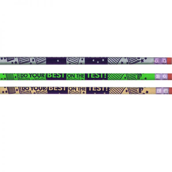 Moon Products Do Your Best on the Test Pencils, Dozen