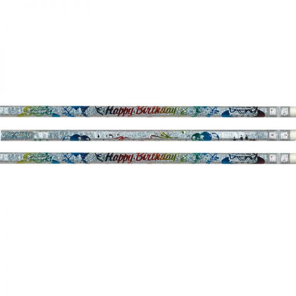 Moon Products Happy Birthday from Your Teacher Pencils, 12/pkg