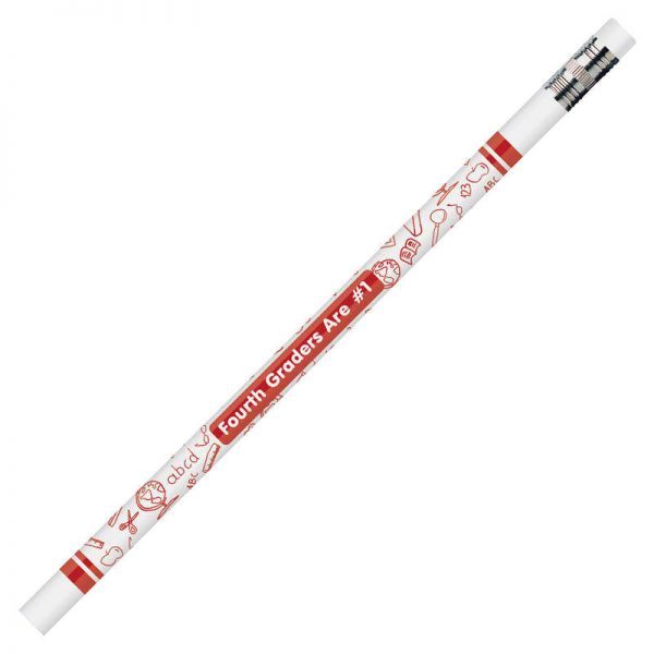 Moon Products Pencils 4th Graders Are #1, Dozen