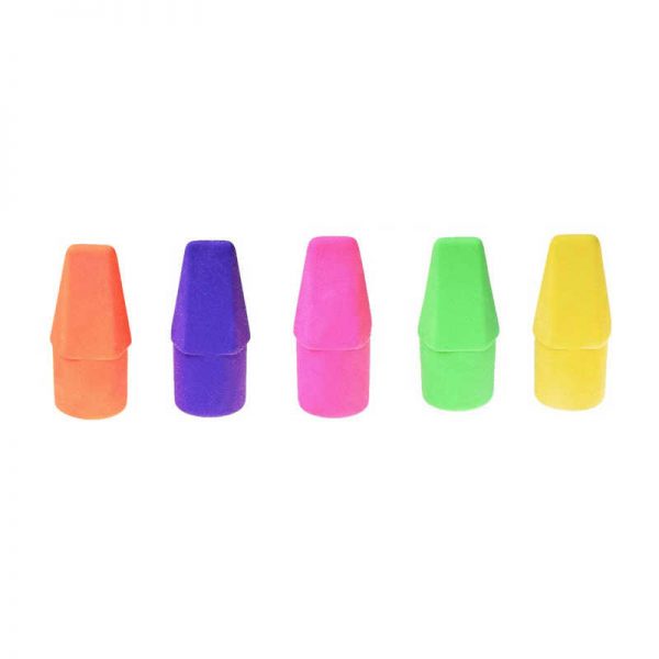 Moon Products Writing Accessories, Slip-On Wedge Shaped Cap Eraser