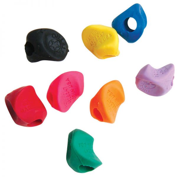 Moon Products Stetro Pencil Training Grip, Assorted Colors, Pack of 36