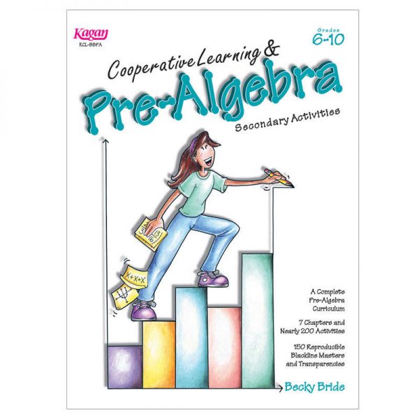 Kagan Cooperative Learning & Pre-Algebra Secondary Activities Book, Grade 6-10