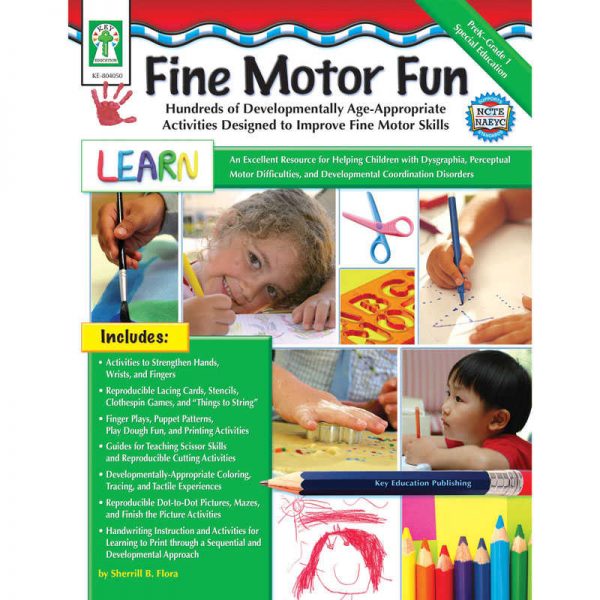 Key Education Publishing Fine Motor Fun Resource Book, Grade PK-1, Paperback