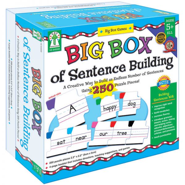 Key Education Publishing Big Box of Sentence Building Manipulative Grade K-2