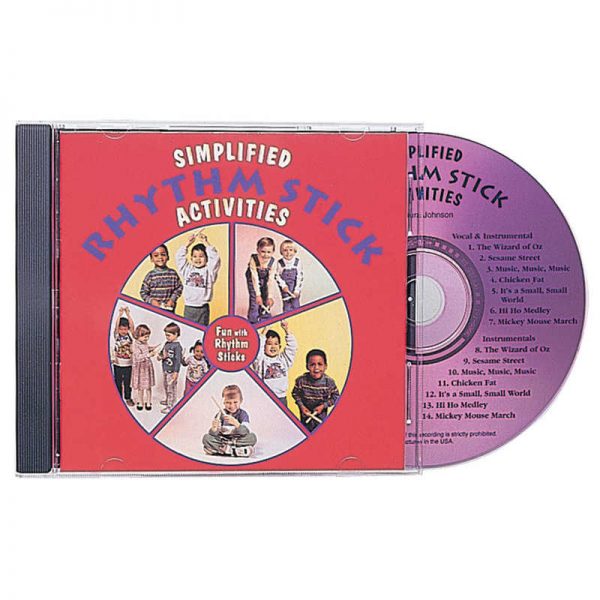 Kimbo Educational Simplified Rhythm Stick Activities CD