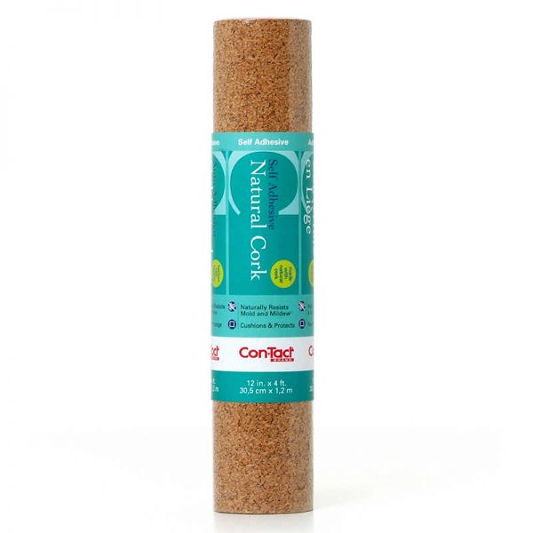 Con-Tact® Adhesive Roll, Cork, 12" x 4'